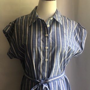 Tommy Hilfiger Dress Blue Multi New 6